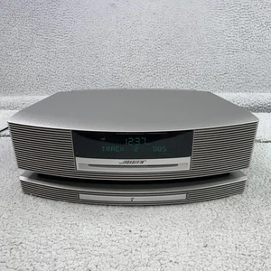 Bose Wave Music System III SoundTouch Pedestal CD Radio Player Silver Sold As Is - Picture 1 of 12