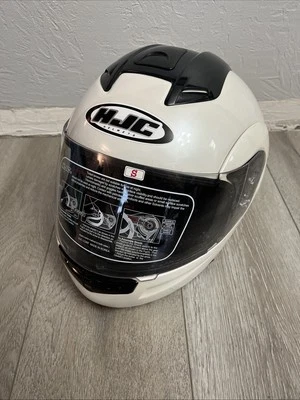 HJC SY-MAX Blanco Perla Talla Pequeña Nuevo Caja Abierta 04-HH-PI-85 Hecho en Corea Foto 1 de 4