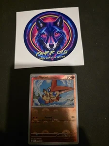 Victini Reverse Pokéball 012/086 BLK EV10.5 Foudre Noire FR - Picture 1 of 2