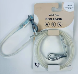 Wild One Adjustable Dog Leash - Small for up to 30 lbs White - Picture 1 of 2