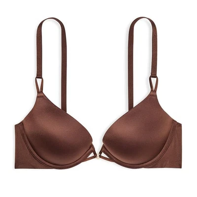 Victoria's Secret Bombshell Add-2-Cups Smooth Push-Up Bra 32D *Ganache* NEW! - Image 1 of 3