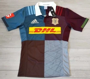 NEW: Harlequins Rugby 150th Anniversary Home Shirt 2016/2017 Adidas Small Jersey - Picture 1 of 13