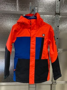 DC Snowboardjacke - Youth 12 - blau orange - Ski Winter Schnee Mantel - Bild 1 von 8
