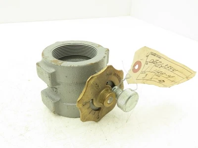 North American Mfg 1122-4 Manual Butterfly Valve Gas/Air 2"NPT Threaded - Image 1 of 4