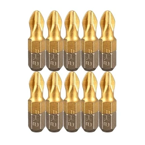 Lightweight 10pcs PH2Screwdriver Bit Set CrossHeads Tip Strong Rusts Resistance - Bild 1 von 8