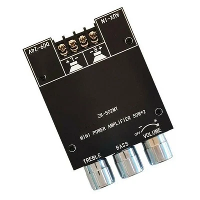 Subwoofer Verstärker Platine Modul 2.0 Dual-Channel 2x50W BT Bluetooth 5.0 - Bild 1 von 4