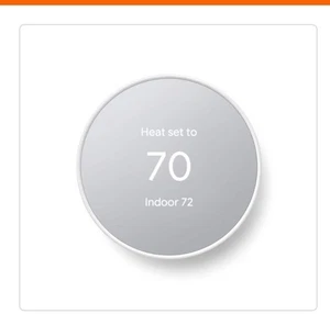 Google Nest Smart Thermostat, Snow - GA01334-US - Bild 1 von 4