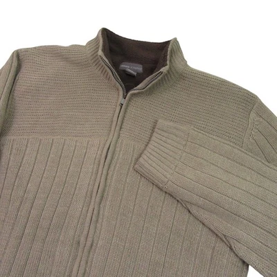 Cárdigan Suéter Vintage Tricots St Raphael Para Hombres Cremallera Completa XXL Beige Acrílico Foto 1 de 4