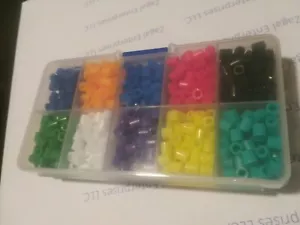 1 scatola Melty Perler Fuse Beads kit artigianale fai da te bambino 900 pz/scatola 10 colori - Foto 1 di 4