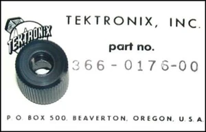 1 PC Tektronix 366-0176-00 Black Pull Tab Handle NOS - Picture 1 of 1