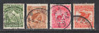 M16944 Nowa Zelandia 1907-08 SG382/5 - 1907 Definitives perf 14 x 15 (grzebień).