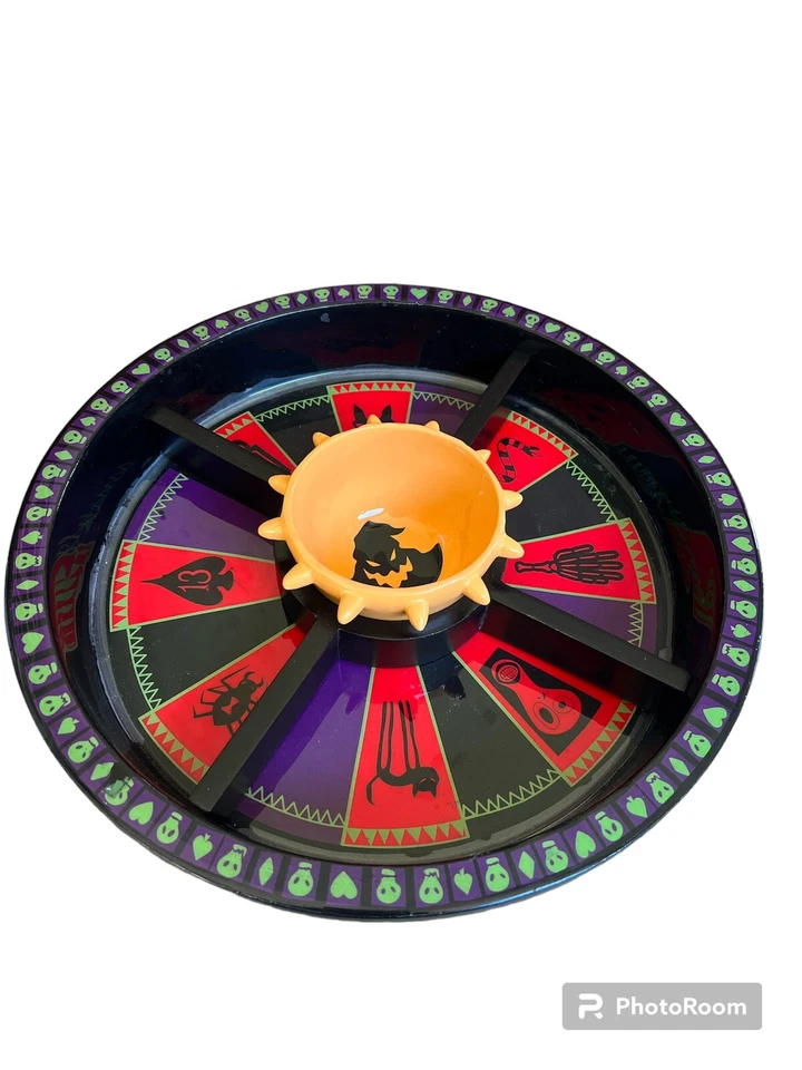 NIGHTMARE BEFORE CHRISTMAS Oogie Boogie LAZY SUSAN Spinning Bowl DISNEY