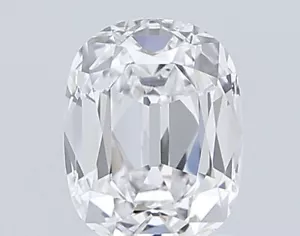1.39 CT Old Mine Cushion Cut D Vs1 Lab Grown Diamond For Engagement Ring - Picture 1 of 4