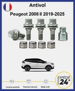 Dadi Antifurto Per Ruote Peugeot 2008 II 2019-2025 - Picture 1 of 1