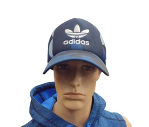 Gorra de béisbol Adidas para hombre ajustable con logotipo blanco, multicolor RN 90288 (usada) - Imagen 1 de 1