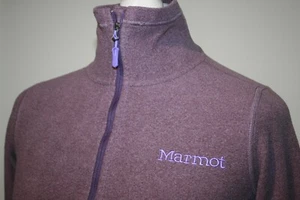 Marmot Womens Full Zip Fleece Jacket - S - Mauve - Excellent Outdoor Hiking Top - Picture 1 of 10