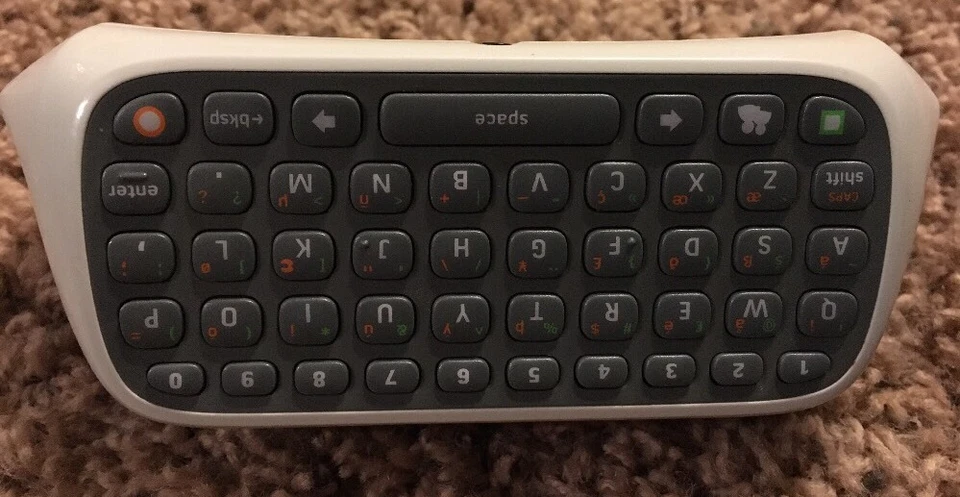 Chatpad Xbox 360, Blanco, Teclado Teclado Para Mando ~ Original Microsoft  Foto 1 de 1