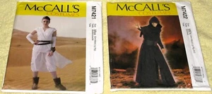 Lot 2 McCall's Costumes 7421 7422 "STAR WARS" Halloween Miss Men Sewing Patterns - Picture 1 of 6