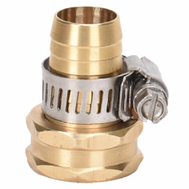 30072-3 3/4" Brass Heavy Duty Female Garden Hose Repair Ends - Pack of 10