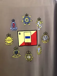 8th Combat Service Support Battalion Unit 5th Brigade Australian L Shirt 8 CCSB - Picture 1 of 6