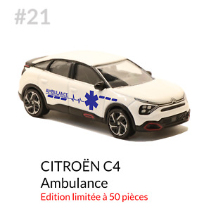 ​#21 Citroen C4 "Ambulance" - Norev 3 inches 1/64 no majorette