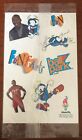 Michael Jordan Ballpark Fun-Franks Promo Stickers 1996 Atlanta Olympic Games