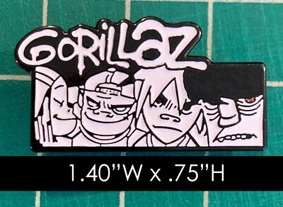 Pin esmalte Gorilaz Foto 1 de 2