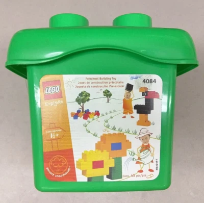 LEGO Duplo Explore 4084 Small Bucket NEW! RARE! Animals Flowers Preschool - Image 1 of 4