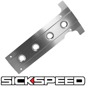 POLISHED BILLET ALUMINUM SPARK PLUG VALVE ENGINE COVER VII VIII IX FOR EVO 7/8/9 - Picture 1 of 1