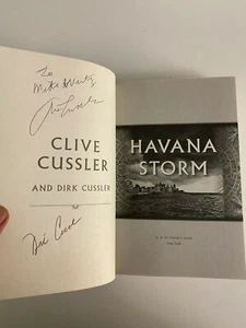 #signed Clive Cussler & Dirk Cussler: Havana Storm, signed x2 1st HB - Picture 1 of 8
