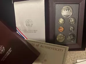 RARE RARE 1996 S Prestige Proof Set 90% Silver Dollar 7 Coins W/COA. OGP - Picture 1 of 1