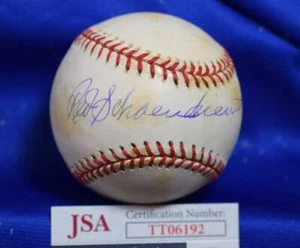 Red Schoendienst JSA Autograph Major League OML Signed BasebaLL - Picture 1 of 2