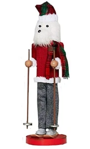 Trimsetter Fa La La Ya'll Collection Dog with Skis Nutcracker - Picture 1 of 1