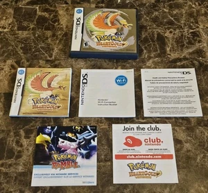Pokemon: HeartGold Version DS (Nintendo DS, 2010) CASE AND MANUALS ONLY - Picture 1 of 10