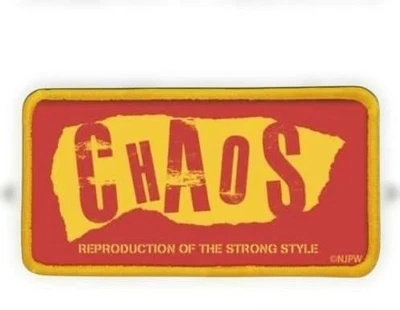 Nuevo parche extraíble a todo color Japan Pro Wrestling CHAOS usado Foto 1 de 4