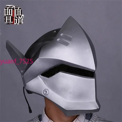 Hombres Casco Cosplay Overwatch Genji Máscara Gris Blanco Halloween No Luminoso o Brillante Foto 1 de 4