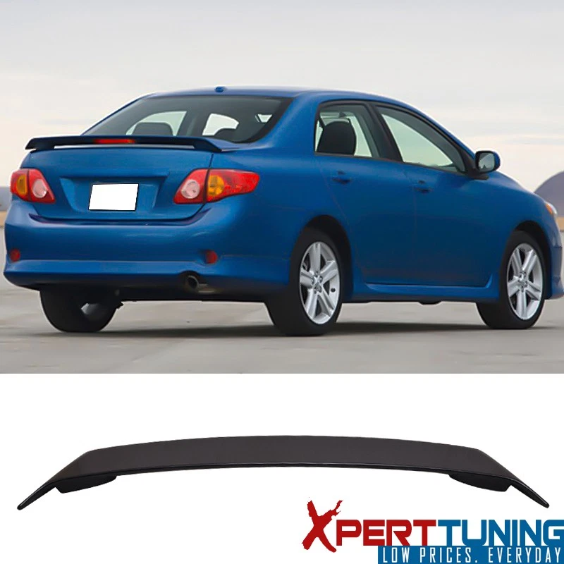 Fits 09-13 Toyota Corolla Rear Trunk Spoiler W/LED Light ABS Painted #8S6 Blue Foto 1 de 4