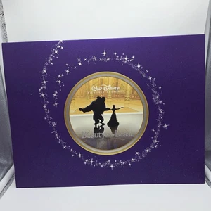 Portafoglio litografico esclusivo originale 2002 Walt Disney La Bella e la Bestia  - Foto 1 di 9