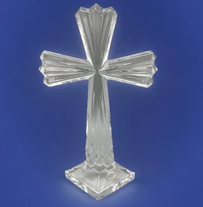 Made in Slovenia 10,5" große 24% Bleikristall Kreuz Figur - Bild 1 von 9