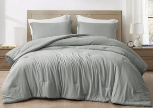Cliff 3-Piece Lightweight Cooling Comforter Set, Oversized King - Rayon Deriv... - Picture 1 of 9