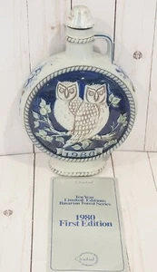 Vintage 1980 First Edition Goebel Saltglazed Stoneware Bavarian Owl Decanter - Picture 1 of 13