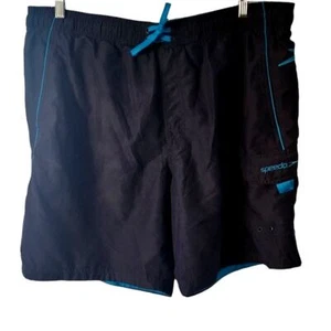 Pantalones Cortos de Natación Speedo Para Hombre Gris Verde Azulado Cintura Elástica Carga Talla Grande - Imagen 1 de 3