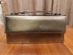 Mini borsa pochette vintage Salvatore Ferragamo oro RARA - Foto 1 di 12
