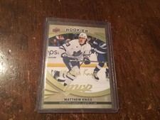 2023-24 Upper Deck MVP Matthew Knies Gold Script RC #244