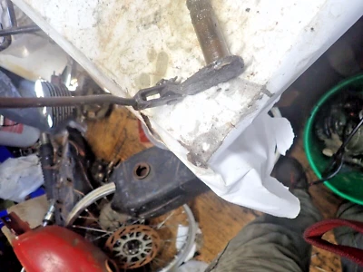 1978 Suzuki DR 370 Rear Brake Pivot Rod Foto 1 de 4