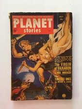 Planet Stories  July 1951  Pulp Magazine  Strange Adventures On Other Worlds