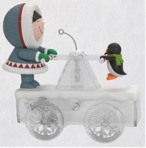 2021 HALLMARK - HANDCAR HIGH JINKS - FROSTY FRIENDS - MINT IN BOX - Bild 1 von 3