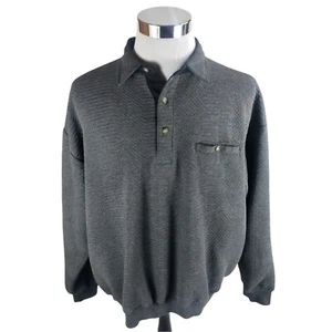Vintage LD Sport International Men's Banded Long Sleeve Shirt Polo XL - Picture 1 of 5