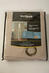 Eclipse Thermaback Drape (O5L) Grommet Panel (JSF6) 84x42" ONE Only Blackout - Picture 1 of 6
