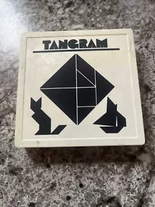 Rompecabezas Tangram vintage con estuche - Imagen 1 de 8